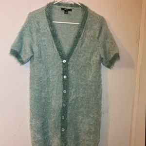 Forever 21 Mint Green Warm Short-sleeve sweater dress size Medium
